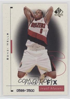 1998-99 SP Authentic - [Base] #101 - Rookie F/X - Bonzi Wells /3500