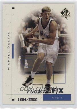 1998-99 SP Authentic - [Base] #102 - Rookie F/X - Michael Doleac /3500