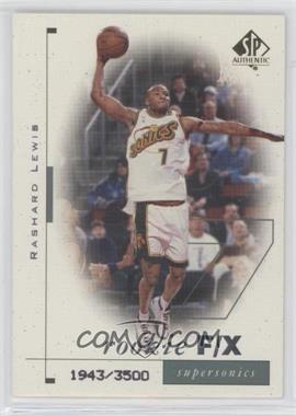 1998-99 SP Authentic - [Base] #118 - Rookie F/X - Rashard Lewis /3500