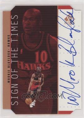 1998-99 SP Authentic - Sign of the Times - Bronze #BL - Mookie Blaylock