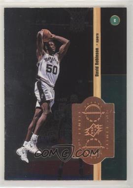 1998-99 SPx Finite - [Base] #33 - David Robinson /10000