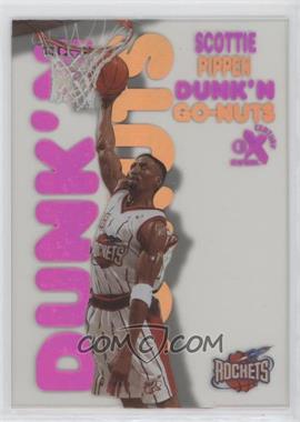 1998-99 Skybox E-X Century - Dunk'N Go-Nuts #14 DG - Scottie Pippen