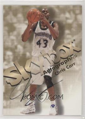 1998-99 Skybox Premium - Autographics #_CHCA - Chris Carr