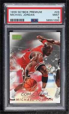 1998-99 Skybox Premium - [Base] #23 - Michael Jordan [PSA 9 MINT]