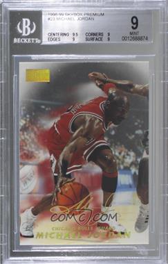 1998-99 Skybox Premium - [Base] #23 - Michael Jordan [BGS 9 MINT]