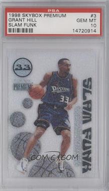 1998-99 Skybox Premium - Slam Funk #3 SF - Grant Hill [PSA 10 GEM MT]