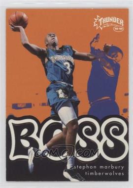 1998-99 Skybox Thunder - Boss #11 B - Stephon Marbury