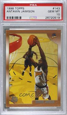 1998-99 Topps - [Base] #143 - Antawn Jamison [PSA 10 GEM MT]