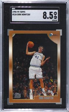 1998-99 Topps - [Base] #154 - Dirk Nowitzki [SGC 8.5 NM/Mt+]