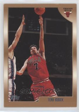 1998-99 Topps - [Base] #191 - Toni Kukoc [EX to NM]