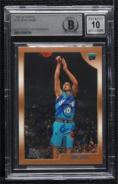 1998-99 Topps - [Base] #196 - Mike Bibby [BAS BGS Authentic]