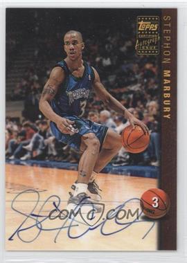 1998-99 Topps - Certified Autographs #AG12 - Stephon Marbury