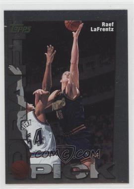1998-99 Topps - Draft Pick #3 - Raef LaFrentz