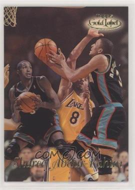 1998-99 Topps - Gold Label #GL9 - Shareef Abdur-Rahim (Guarded by Kobe Bryant)