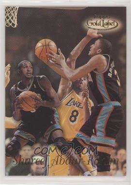 1998-99 Topps - Gold Label #GL9 - Shareef Abdur-Rahim (Guarded by Kobe Bryant)