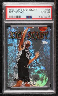 1998-99 Topps - Kick Start #KS1 - Tim Duncan [PSA 10 GEM MT]