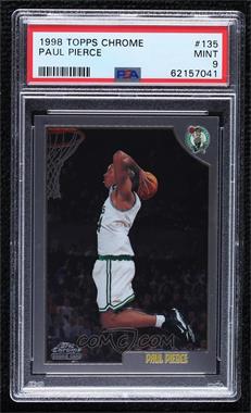 1998-99 Topps Chrome - [Base] #135 - Paul Pierce [PSA 9 MINT]