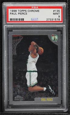 1998-99 Topps Chrome - [Base] #135 - Paul Pierce [PSA 9 MINT]