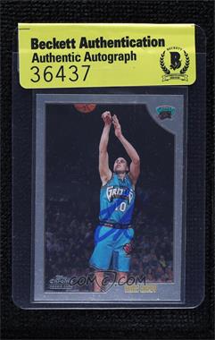 1998-99 Topps Chrome - [Base] #196 - Mike Bibby [BAS Authentic]