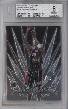 1998-99 Topps Chrome - Champion Spirit #CS7 - Scottie Pippen [BGS 8 NM‑MT]