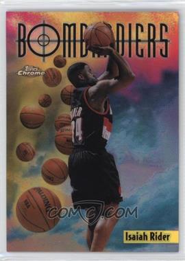 1998-99 Topps Chrome - Season's Best - Refractor #SB10 - Bombardiers - Isaiah Rider