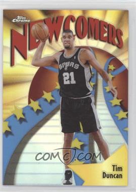1998-99 Topps Chrome - Season's Best - Refractor #SB26 - Newcomers - Tim Duncan [EX to NM]