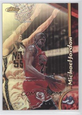 1998-99 Topps Finest - [Base] - Refractor No-Protector #81 - Michael Jordan