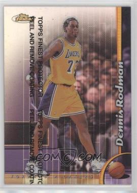 1998-99 Topps Finest - [Base] - Refractor #134 - Dennis Rodman