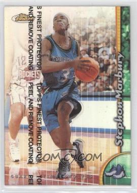 1998-99 Topps Finest - [Base] - Refractor #180 - Stephon Marbury [Good to VG‑EX]