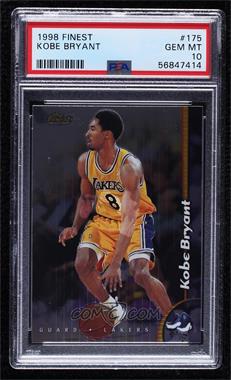 1998-99 Topps Finest - [Base] #175 - Kobe Bryant [PSA 10 GEM MT]