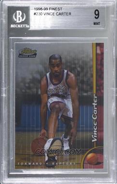 1998-99 Topps Finest - [Base] #230 - Vince Carter [BGS 9 MINT]