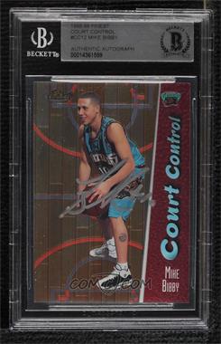 1998-99 Topps Finest - Court Control #CC12 - Mike Bibby /750 [BAS BGS Authentic]