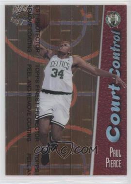 1998-99 Topps Finest - Court Control #CC17 - Paul Pierce /750