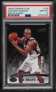 1998-99 Topps Stadium Club - [Base] - One of a Kind #104 - Antawn Jamison /150 [PSA 10 GEM MT]