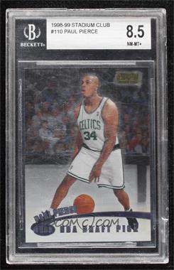 1998-99 Topps Stadium Club - [Base] #110 - Paul Pierce [BGS 8.5 NM‑MT+]