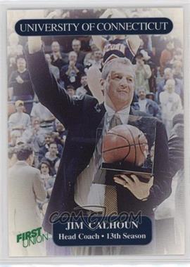 1998-99 University of Connecticut Huskies Team Issue - [Base] #_JICA - Jim Calhoun