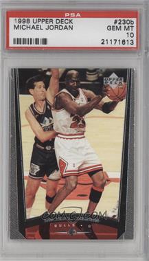 1998-99 Upper Deck - [Base] #230B - Michael Jordan [PSA 10 GEM MT]
