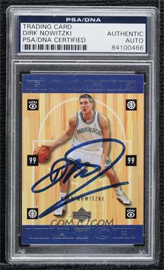 1998-99 Upper Deck - [Base] #320 - Rookie Watch - Dirk Nowitzki [PSA Authentic PSA/DNA Cert]