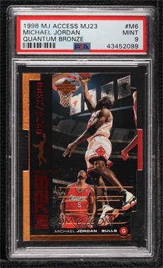 1998-99 Upper Deck - MJ23 - Bronze Quantum Die-Cut #QMM6 - Michael Jordan /2300 [PSA 9 MINT]