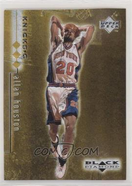 1998-99 Upper Deck Black Diamond - [Base] - Triple Diamond #62 - Allan Houston /1500 [EX to NM]