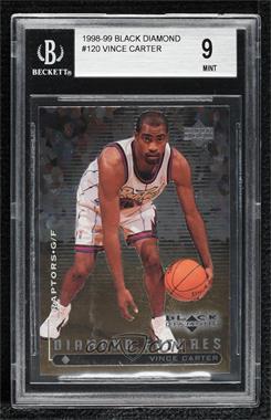 1998-99 Upper Deck Black Diamond - [Base] #120 - Vince Carter [BGS 9 MINT]