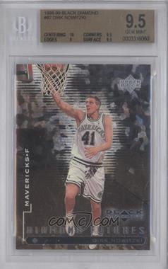 1998-99 Upper Deck Black Diamond - [Base] #92 - Dirk Nowitzki [BGS 9.5 GEM MINT]