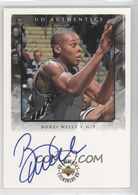 1998-99 Upper Deck Black Diamond - UD Authentics #BW - Bonzi Wells