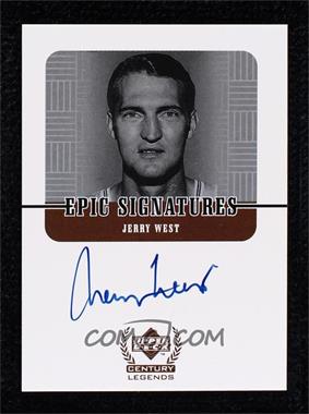 1998-99 Upper Deck Century Legends - Epic Signatures #JW - Jerry West