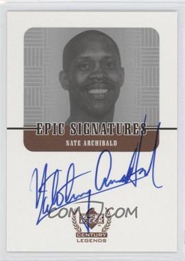 1998-99 Upper Deck Century Legends - Epic Signatures #NA - Nate Archibald