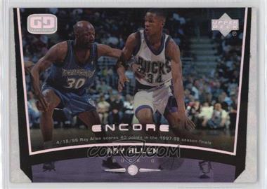 1998-99 Upper Deck Encore - [Base] #46 - Ray Allen