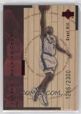 1998-99 Upper Deck Hardcourt - Jordan - Holding Court - Red #J8 - Grant Hill, Michael Jordan /2300