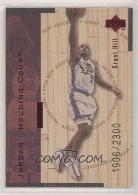 1998-99 Upper Deck Hardcourt - Jordan - Holding Court - Red #J8 - Grant Hill, Michael Jordan /2300