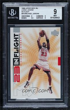 1998-99 Upper Deck Michael Jordan Living Legend - 23 In Flight #IF8 - Michael Jordan [BGS 9.5 GEM MINT]