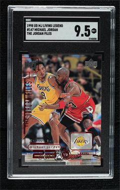 1998-99 Upper Deck Michael Jordan Living Legend - [Base] #147 - Michael Jordan (Guarding Kobe Bryant) [SGC 9.5 Mint+]